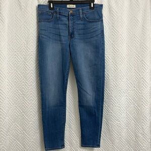 Madewell 9” High Rise Skinny Crop Jeans Size‎ 31